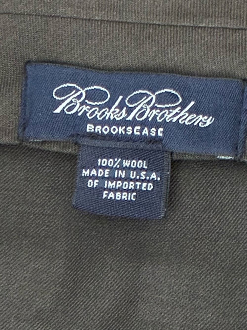 Brooks Brothers BrooksEase 100% Wool Made in USA 2 Piece Suit - Picture 14 of 16